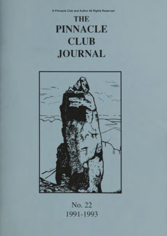 The Pinnacle Club Journal No.-22 1991-1993 cover
